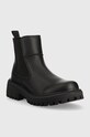 Kožené kotníkové boty Napapijri Berry NP0A4H7O.041 černá AW22