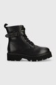 Blauer stivali da motociclista in pelle Elsie non isolato nero F2ELSIE01.LEA.BLK