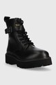Blauer stivali da motociclista in pelle Elsie F2ELSIE01.LEA.BLK nero AW22