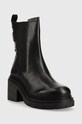 Μπότες τσέλσι Blauer Zenda F2ZENDA02.LEA.BLK μαύρο AW22