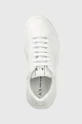 biały Armani Exchange sneakersy skórzane
