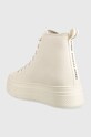Boty Kožené kecky Armani Exchange XDZ021.XV571.00894 béžová