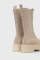 Încălțăminte Steve Madden botine din piele intoarsa Vivianne SM11001286.846 bej