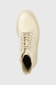 Steve Madden workery skórzane Skylar beżowy SM11001184.287