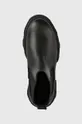 μαύρο Δερμάτινες μπότες τσέλσι Steve Madden Mixture