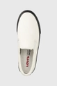 biały Levi's tenisówki Decon Slip On S