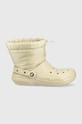 Sněhule Crocs Classic Lined Neo Puff Boot textilní béžová 206630.2Y2.D