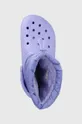 vijolična Snežke Crocs Classic Lined Neo Puff Boot