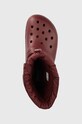 Зимние сапоги Crocs Classic Lined Neo Puff Boot бордо 206630.612.D