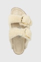 Vlněné pantofle Birkenstock šedá 1023130.TEDDY