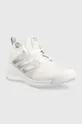 Αθλητικά παπούτσια adidas Performance Crazyflight Mid λευκό