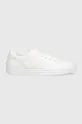 λευκό Δερμάτινα αθλητικά παπούτσια Trussardi Perlite Cupsole Γυναικεία