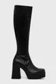 μαύρο Μπότες Aldo Moulin Γυναικεία