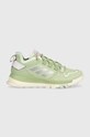 Boty adidas TERREX Hikster Low semišová kůže zelená GY6136