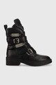 Шкіряні черевики Dkny Ita без утеплення чорний K2210342.BLK