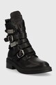 Шкіряні черевики Dkny Ita K2210342.BLK чорний AW22