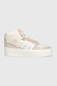 Кросівки adidas Originals Forum Bonega імітація лицьової шкіри бежевий GW7061