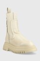 Buffalo ghete chelsea de piele Shade Sock Chelsea 1170155.CRM bej AW22