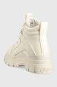 Obuwie Buffalo buty Aspha NC Mid Laceup 1622136.WHT beżowy