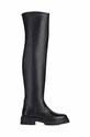 Geox ghete de piele Iridea neizolat negru D16HRH.0KB43.C9999
