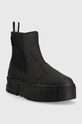 Puma bőr bokacsizma 384549 fekete AW22