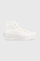 Kecky Converse Chuck Taylor All Star Lugged 2.0 High 'White Black' platforma bílá A00871C
