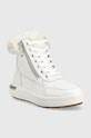 Geox cizme de piele Dalyla B Abx D26QSA.00046.C1000 alb AW22