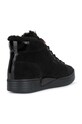 Semišové sneakers boty Geox Lauressa černá D2624A.02202.C9999
