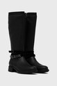 U.S. Polo Assn. bőr csizma Beggy BEGGY008W.BL1.BLK fekete AW22