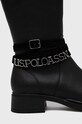 U.S. Polo Assn. bőr csizma Beggy fekete BEGGY008W.BL1.BLK