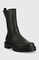 U.S. Polo Assn. sztyblety skórzane KARMA KARMA001W.BL1.BLK czarny AW22