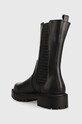Obuwie U.S. Polo Assn. sztyblety skórzane KARMA KARMA001W.BL1.BLK czarny