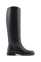 Шкіряні чоботи Emporio Armani без утеплення чорний X3O216.XF652.00002