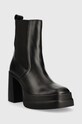 Кожаные полусапоги Kurt Geiger London Stomp Heeled Chelsea 9319000109.BLK чёрный AW22