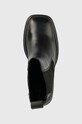 Кожаные полусапоги Kurt Geiger London Stomp Heeled Chelsea чёрный 9319000109.BLK