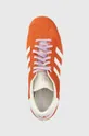 πορτοκαλί Σουέτ αθλητικά παπούτσια adidas Originals Gazelle