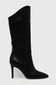 μαύρο Δερμάτινες μπότες Liu Jo Rose 06 Γυναικεία