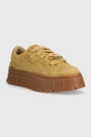 Δερμάτινα αθλητικά παπούτσια Puma Mayze Stack Suede Wns μπεζ