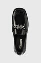 Karl Lagerfeld mocasini de piele MOKASSINO II negru KL41336.100