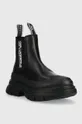 Členkové topánky Karl Lagerfeld LUNA čierna
