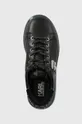 μαύρο Δερμάτινα αθλητικά παπούτσια Karl Lagerfeld Kapri KushionKAPRI KUSHION