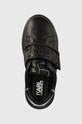 Karl Lagerfeld sneakersy skórzane KAPRI czarny KL62537.00X