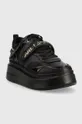 Karl Lagerfeld bőr sportcipő Anakapri fekete