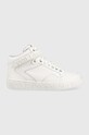 Karl Lagerfeld sneakersy skórzane KUPSOLE III płaska biały KL61055.01W