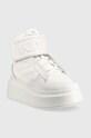 Karl Lagerfeld sneakers din piele ANAKAPRI KL63555.01W alb AW22
