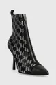 Členkové topánky Karl Lagerfeld Sarabande čierna