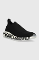 Karl Lagerfeld sneakersy QUADRA czarny