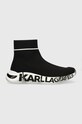 Karl Lagerfeld sneakers Quadra platformă negru KL63243.K00