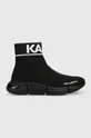 czarny Karl Lagerfeld sneakersy QUADRA Damski