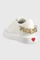 Love Moschino sneakersy skórzane Cholewka: Skóra naturalna, Wnętrze: Materiał syntetyczny, Materiał tekstylny, Podeszwa: Materiał syntetyczny